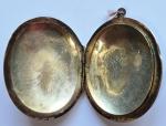 Stunning Vintage English Silver Locket with Chain