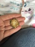 Antique Silver-Plated Locket Charm