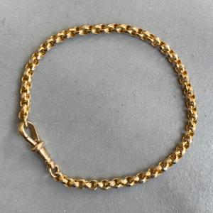 9ct Yellow Gold Antique Bracelet with Swivel Clasp