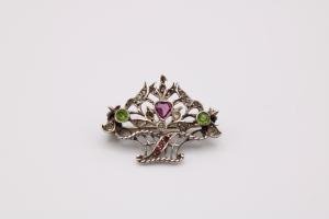 Vintage Paste Gierdinetto Brooch