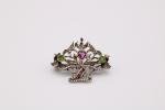 Vintage Paste Gierdinetto Brooch