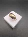 Antique 18ct Gold Diamond Gypsy Three-Stone Ring