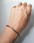 1930s Art Deco Kollmar Jourdan Gold Bangle