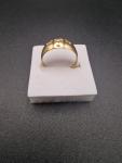 Antique 18ct Gold Diamond Gypsy Three-Stone Ring