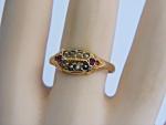 Victorian 15ct Gold Ruby and Pearl Ring