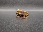 15ct Gold Antique Hair Seed Pearl Ring 1819