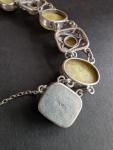 Connemara Marble Sterling Silver Antique Bracelet