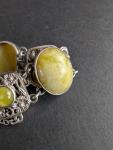 Connemara Marble Sterling Silver Antique Bracelet