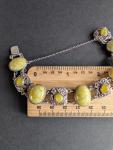 Connemara Marble Sterling Silver Antique Bracelet