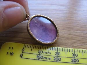 Victorian 9ct Rosy Gold Double Photo Locket