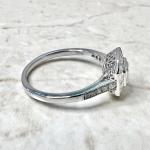 Art Deco 2 Ct Asscher Cut Diamond Engagement Ring