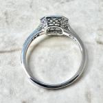 Art Deco 2 Ct Asscher Cut Diamond Engagement Ring