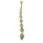 Continental Silver Bracelet with Paris Cartouches