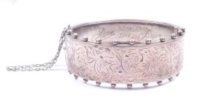 1955 Joseph Smith Sterling Silver Bangle Bracelet