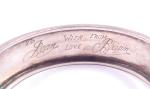 1955 Joseph Smith Sterling Silver Bangle Bracelet