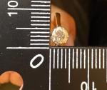 Vintage 18ct Yellow Gold Platinum Diamond Ring Size S