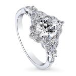 Art Deco 2.50Ct Antique Diamond Engagement Ring