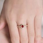 2Ct Vintage Art Deco Diamond Engagement Ring