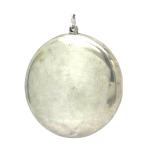 Vintage Silver Enamel Compact Pendant Locket