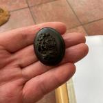 Victorian Whitby Jet Mourning Photo Locket