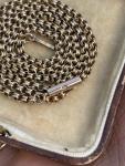 Edwardian 9ct Gold Rolo Belcher Chain Necklace