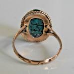 Antique Egyptian Rose Gold Scarab Ring
