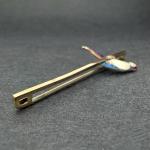 Vintage 9ct Gold Macaw Parrot Brooch with Pearl