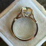Art Deco 2.50Ct Diamond Engagement Ring in White Gold