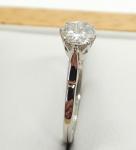 Vintage Platinum 0.56ct European Cut Diamond Ring