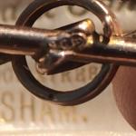 Antique 9ct Rose Gold Love Brooch
