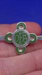 1922 English Silver Enamel Brooch