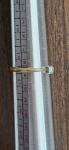 Dainty Art Deco Diamond Solitaire Ring in Gold