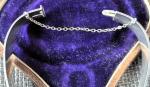 Stylish Vintage English Hallmarked Silver Bangle