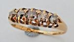 Victorian 18ct Gold Five Stone Diamond Ring