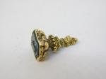 19th Century 15ct Gold Stag Bloodstone Intaglio Fob
