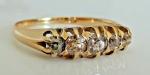 Victorian 18ct Gold Five Stone Diamond Ring