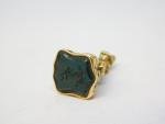 19th Century 15ct Gold Stag Bloodstone Intaglio Fob