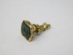 19th Century 15ct Gold Stag Bloodstone Intaglio Fob