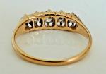 Victorian 18ct Gold Five Stone Diamond Ring