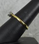 Vintage 1.10ct Diamond 18ct Gold Trilogy Ring