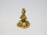 19th Century 15ct Gold Stag Bloodstone Intaglio Fob