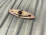 Victorian Gold Fronted Forget Me Not Brooch