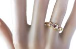 Victorian Ruby and Diamond 18K Engagement Ring
