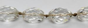 Vintage Art Deco Clear Glass Necklace
