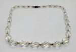 Vintage Art Deco Clear Glass Necklace