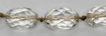 Vintage Art Deco Clear Glass Necklace