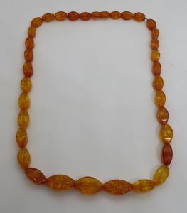 Vintage Art Deco Amber Necklace