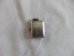 Antique Silver Edwardian Engraved Locket 2.5x2 cm