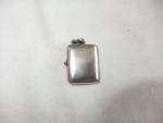 Antique Silver Edwardian Engraved Locket 2.5x2 cm