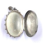 Victorian Sterling Silver Large Antique Locket